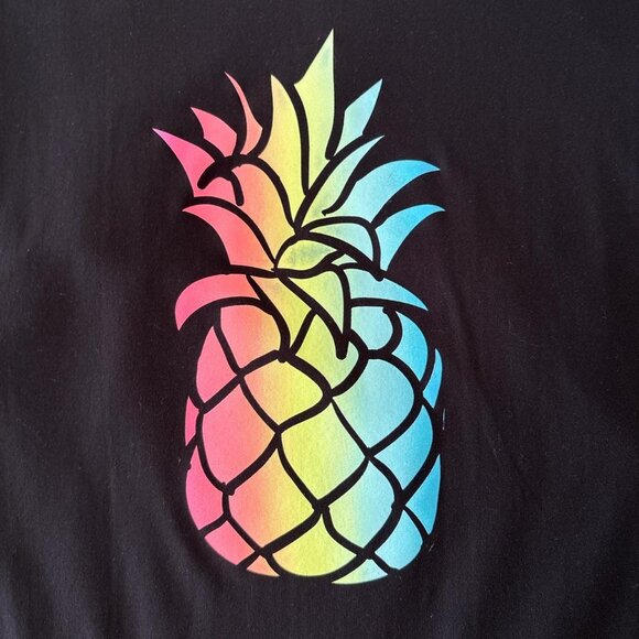 Pineapple No Boundaries Black Tee - Picture 4 of 6